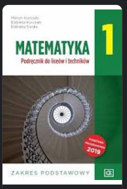 Roczny kurs z matematyki w 1 klasie liceum podstawa OEP