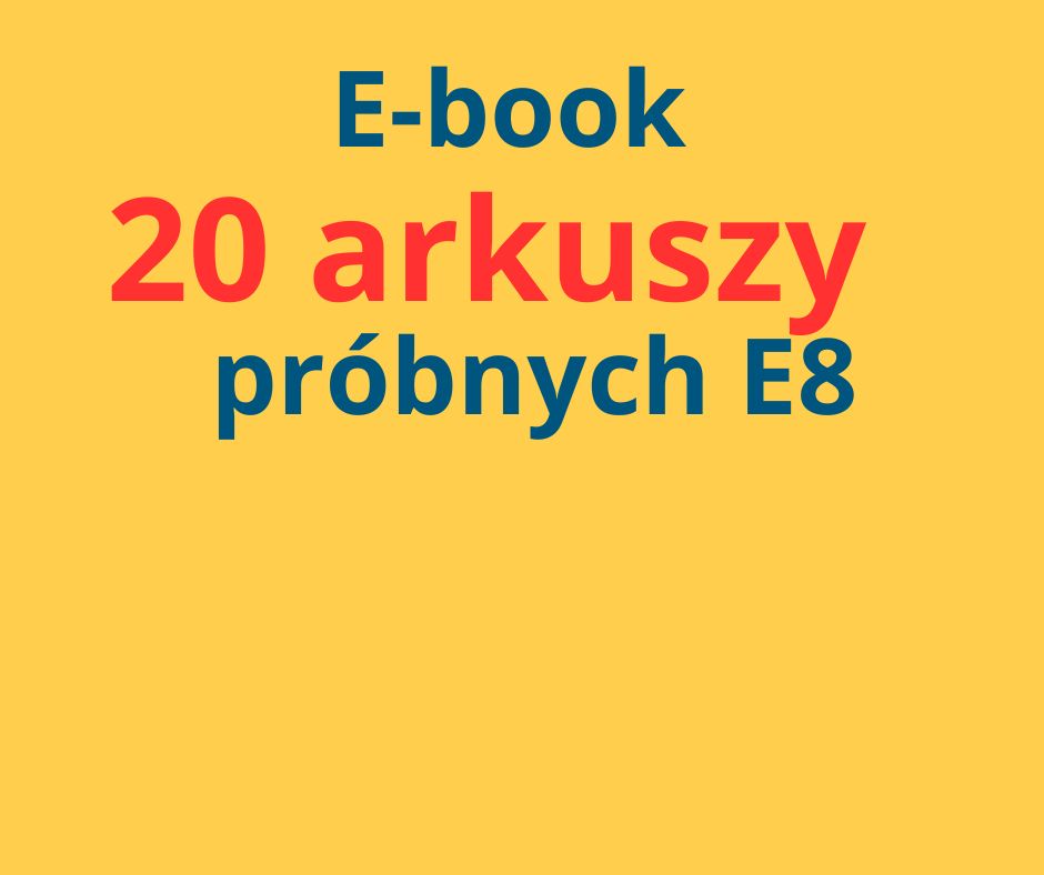 E-book:  20 próbnych arkuszy E8