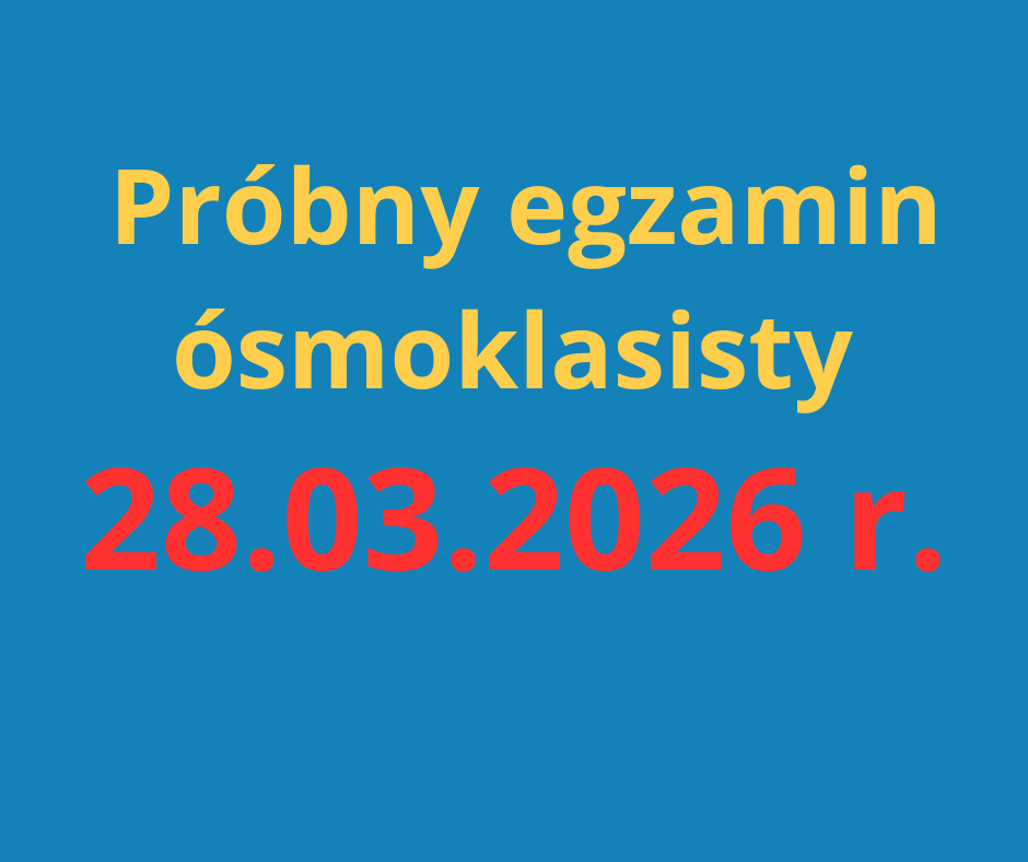 Próbny Egzamin Ósmoklasisty 28.03.2026 r.